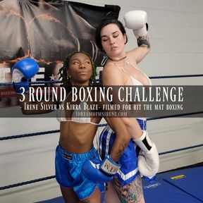 3 ROUNDS BOXING CHALLENGE- Irene vs Kirra
