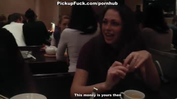 Cafe Pickup Flirtation Ends in a Gagging Good Time