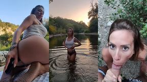 littleangel84 outdoor blowjob