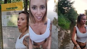 littleangel84 outdoor blowjob