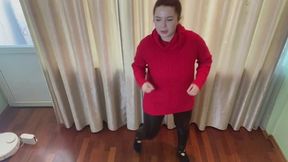 getting sweat in warm clothes