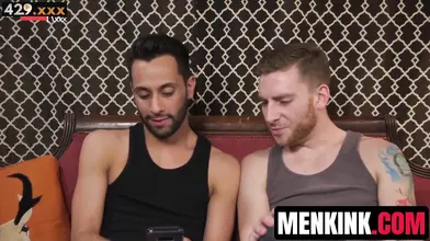 Blonde Babe Fucked Hard in Threeway Orgy by Hunks Sebastian Kross, Cesar Xes, And Chad White