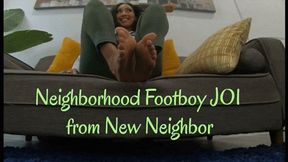 Neigborhood Footboy JOI from New Neighbor - 4K