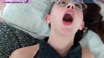 CUM ON BRACES COSPLAY TEEN NERDY GLASSES BLOWJOB FUCK SHANA