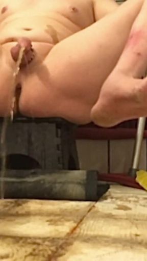 Squatting and Pissing With Big Hard Dick Compilation 3   Clip 1