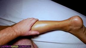 Long legs and bubble butt Asian shemale amateur Uma blowjob anal sex