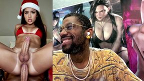 transgender christmas latina gets fucked in her tight ass hole, ai generated