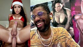 transgender christmas latina gets fucked in her tight ass hole, ai generated