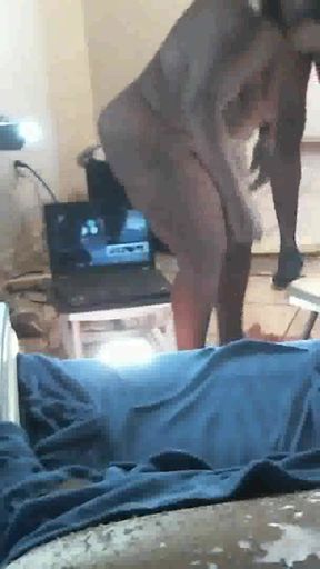 Captivating moment from &quot;Thot in Texas - Big Tits Juicy Creampie Ebony Real Sex - Homemade&quot;