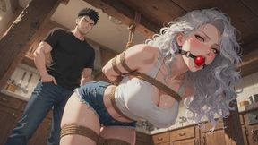 Bondage Stories #51: Confession of Silver-Haired Rope Ecstasy