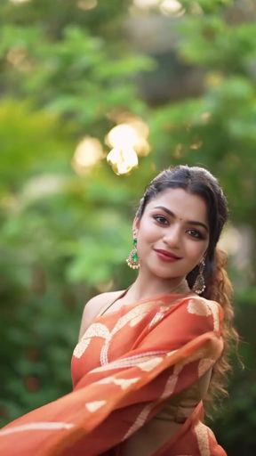 Indian woman in saree
