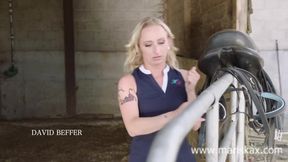 MARISKAX Tiny blonde Lisa Ly fucks the stable guy