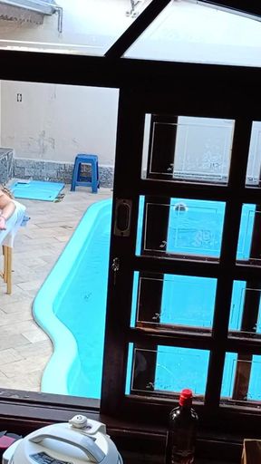 Key moment from &quot;She went to get a massage by the pool and ended up getting a handjob and blowjob&quot;
