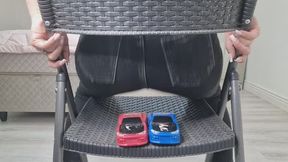 Denim Booty Crush – Double Toy Car Ass Riding & Heavy Seat Smash