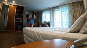 atolou na minha buceta e me fez berrar de tesao na frente do corno