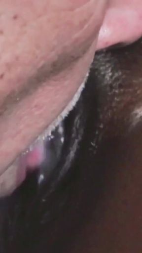 Stunning moment from &quot;Pussy eating compilation Black milf gets eaten by her white lover&quot;