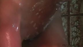 Watch Trisha's petite body get soaking wet & reach orgasm in a steamy shower