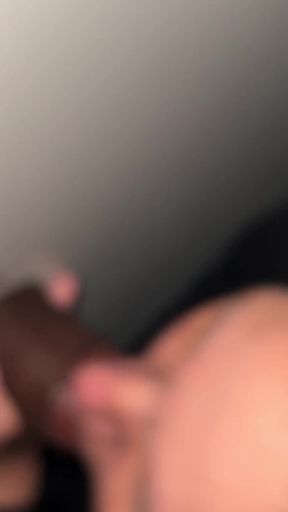 Slim girl takes a BBC at glory hole