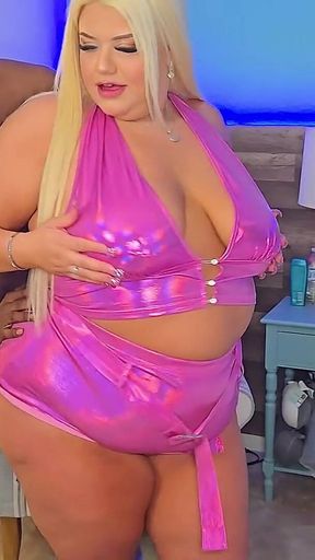 Blond BBW Chanel Gets Rushed BBC Pounding From Savvy Before Night Out