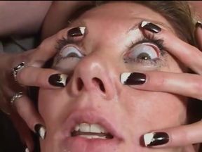 Two Horny MILFs Share One Cock Then Dude Cums in Slut's Eye