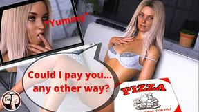 Why hot blondes cheerleaders don'_t have to pay for pizza - (Become a Rockstar - Emma 1)