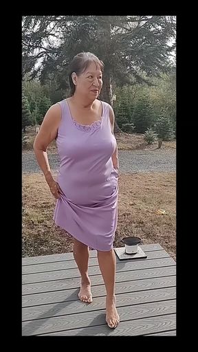 Enjoying Moving My Bare Butt
