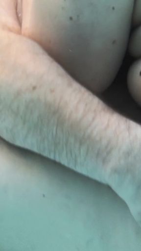 Underwater Outdoor Pool Sex with Long Hair Redhead Rapunzel MILF   Clip 1