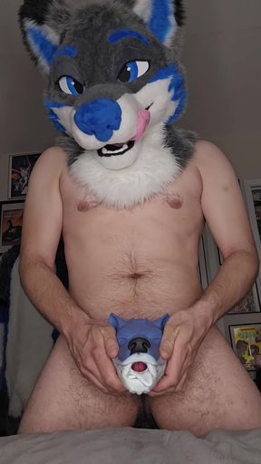 Furry mascot costume