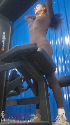 A Short Video at the Gym, Just Chilling, Doing My Workout.