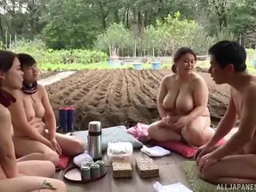 Chubby Masaki Youko Rides Cock Hard While Spread Wide Open