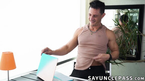 DILF Jax Thirio fucks twink Matteo Gomez tight booty deep & hard