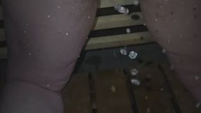 Sauna peeing 2