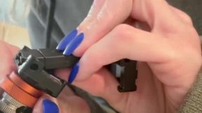 Lillith Tries New Toy With Tiny