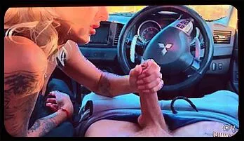 Blonde Teen Car Blowjob and Handjob - POV Fun Latest upload