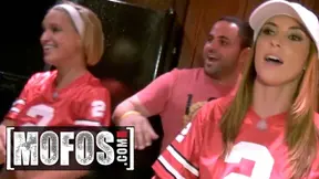 Hot - Football Season Gets Wild When Thena Sky & Annika Amour Turn An Ass Grabbing Incident Into Suck N Fuck Action