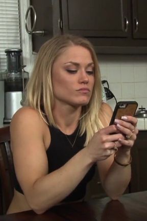 Lesbians table fuck with green vibrator