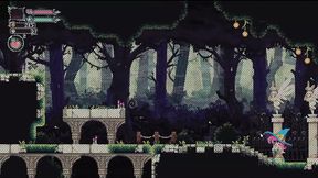Witch Pixel and her gang bang in the woods