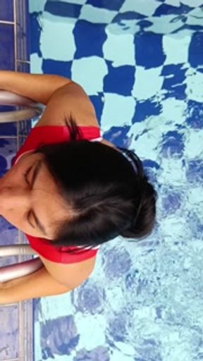 A DAY AT THE POOL EXCELLENT FACIAL.. how nice it is with a good man I suck that cock as if there was