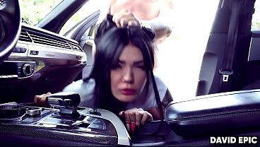 Stranger Fucks My Girlfriend In Our Car And Gives Her First Squirt In Life