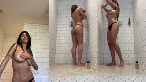 mia khalifa snekay naked shower in strangers toilet new ppv porn video