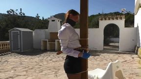 The Spain Files - Secretary Any Twist overpowered and Zip-Tied in the Sun - Full Clip mp4 HD