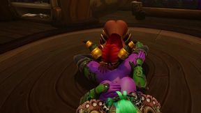 warcraft elfs are having a lesbian experience - warcraft porn parody