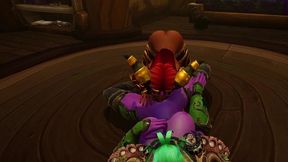 warcraft elfs are having a lesbian experience - warcraft porn parody