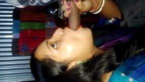 Indian wife cumshot with blowjob