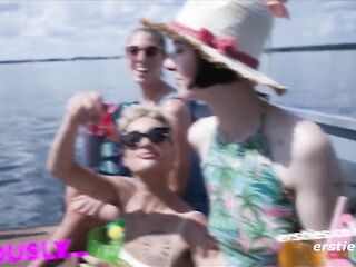 Ersties - Boat Party - Amateur Hotties Begin The Party While The Tension Rises (Ep two of 4)