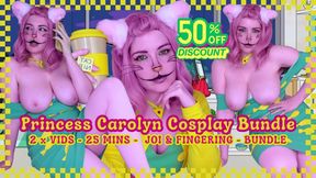 Princess Carolyn Bojack Cosplay Bundle Hairy Bush Fingering & Jerk Off Instruction JOI by HannyTV