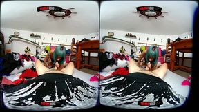 3d vr fuck with stefani tarrago and her powerful vibrator
