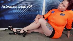 Astronaut Legs and Calves JOI in Black Strappy Heels MP4