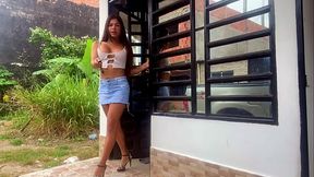 TS Angelique Monroe - Car cranking