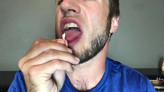 Giant alpha men dominating tiny yoga mat mants: pov humiliation fetish & feet workout